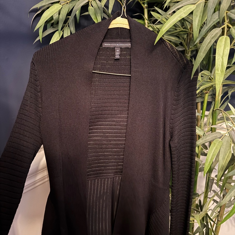 White House Black Market Black Cardigan